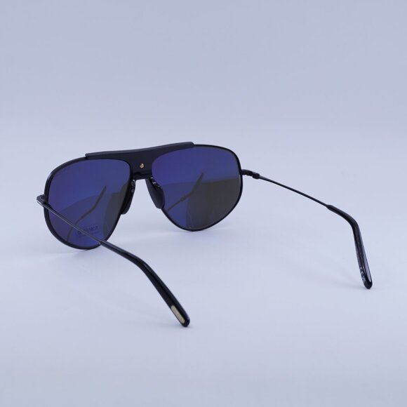 Tom Ford Addison FT0928 02A Sunglasses Black Aviator Frame, Smoke Lenses - Picture 5 of 8